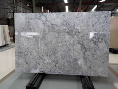 China Statuario White Marble Slab